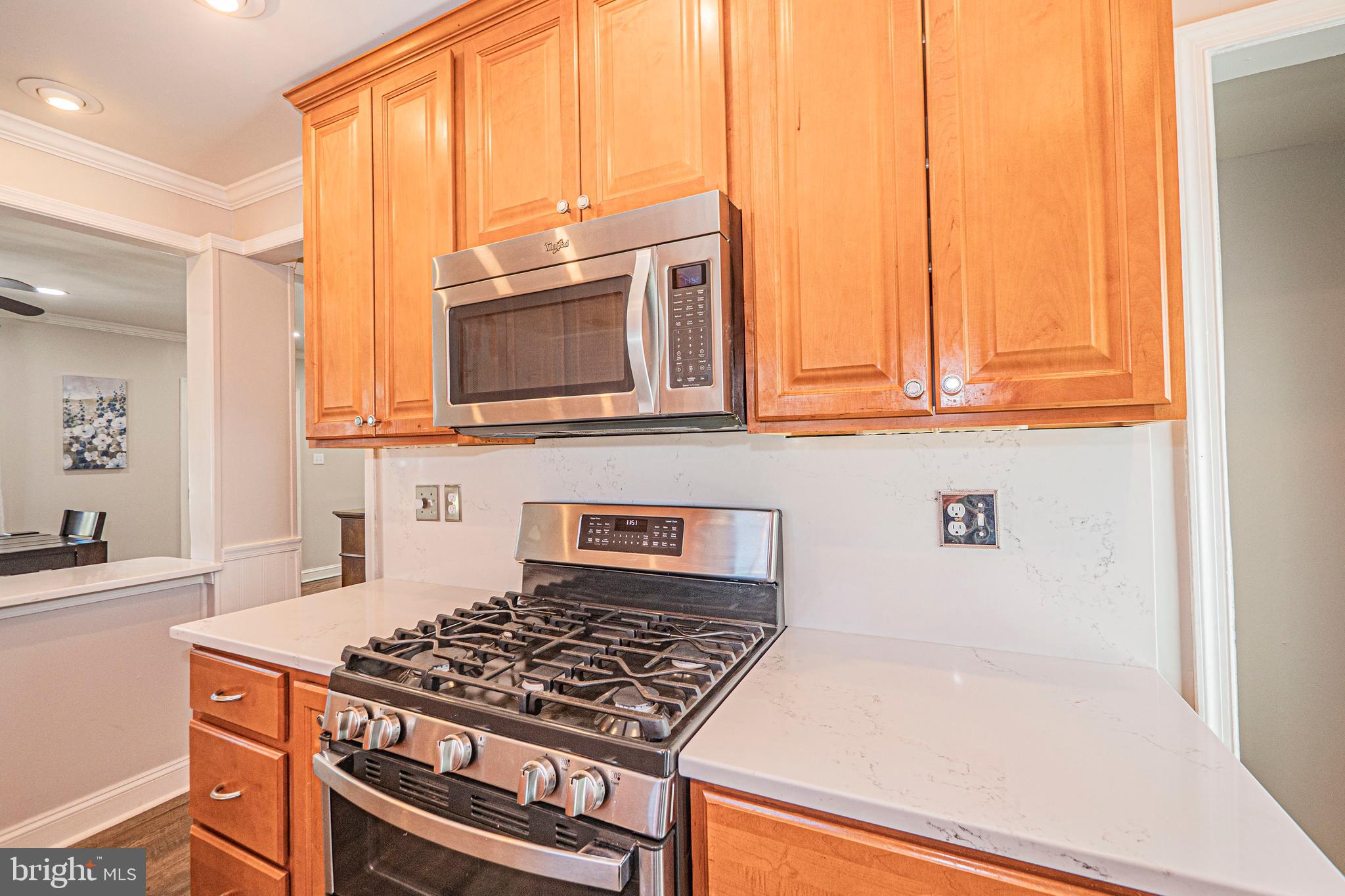 103 Nursery Road Linthicum Heights, MD 21090 - Photo 20 of 60 Main Level - Kitchen w/ Range & Microwave