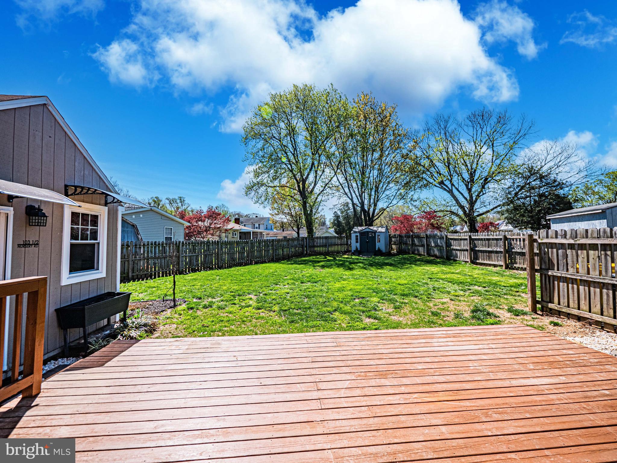 103 Nursery Road Linthicum Heights, MD 21090 - Photo 50 of 60 Exterior - Fenced Backyard View from Deck