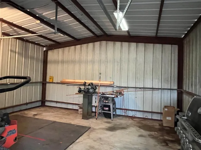 a view of a room with furniture