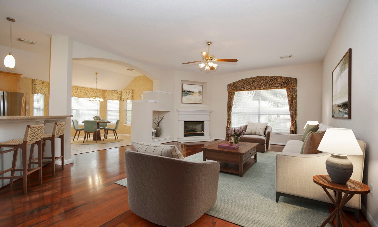 1114 Bringewood Chase Drive Spring, TX 77379 - Photo 14 of 49 Plenty of various room sizing for large or smaller furniture. Over fan with light kit.