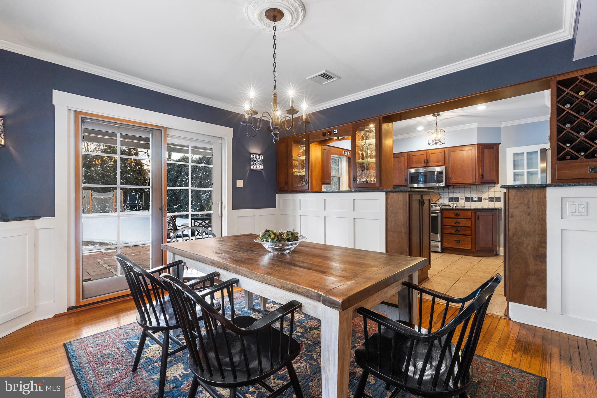 759 Conestoga Road Berwyn, PA 19312 - Photo 9 of 38 Opens to rear covered patio & kitchen