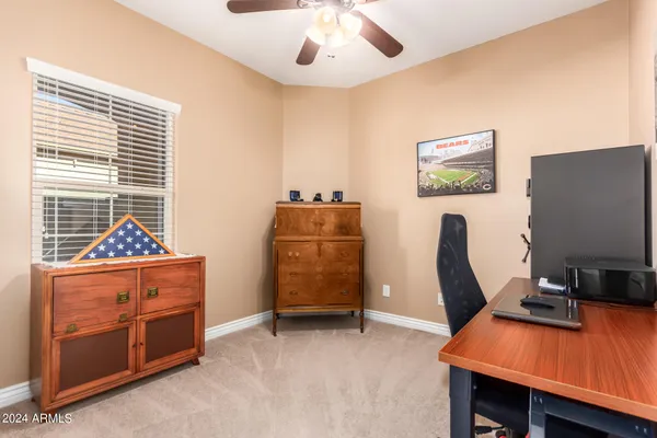 a room with furniture and window