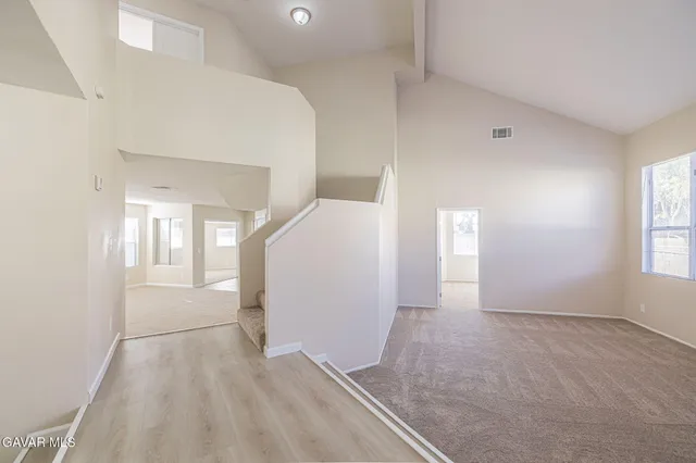 wooden floor in a room