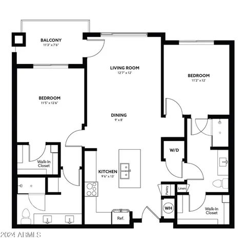 $2,060 | 2500 East Marco Polo Road, Unit B2, Phoenix, AZ 85050