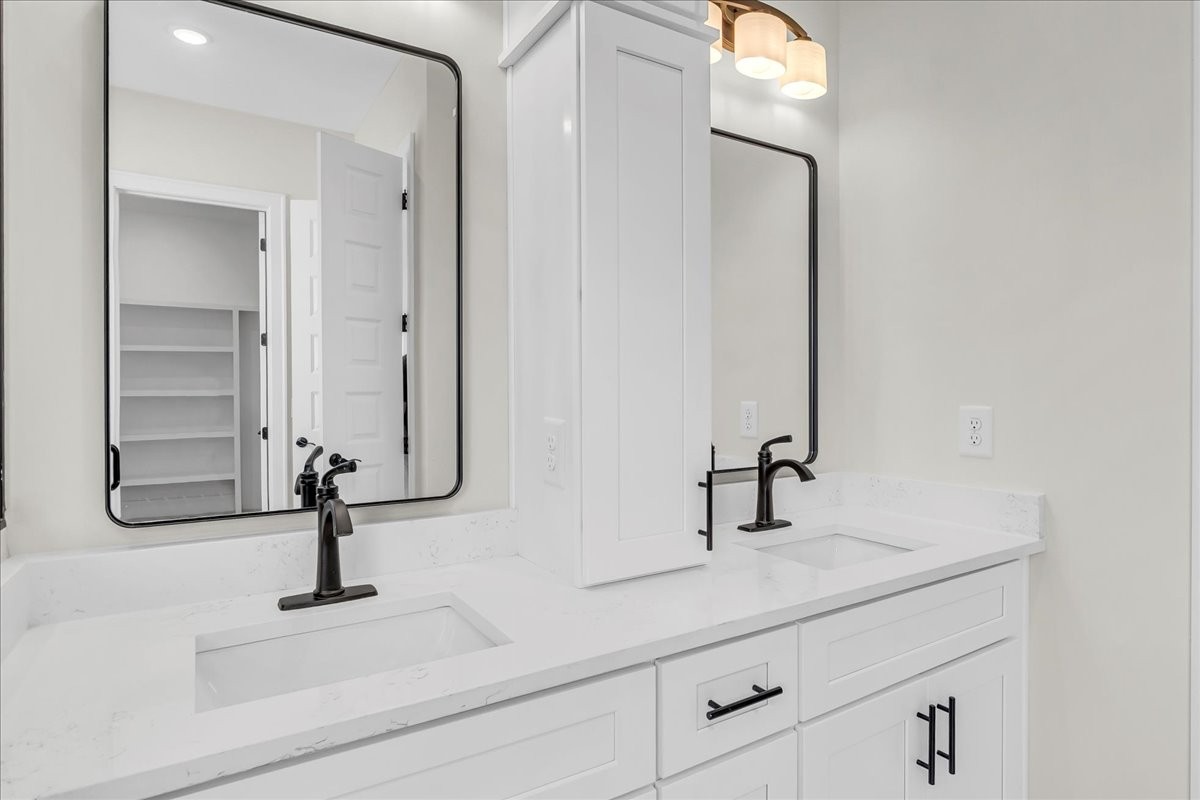 309 Hickory Grove Drive Morrison, TN 37357 - Photo 32 of 50 a bathroom with a sink and a mirror