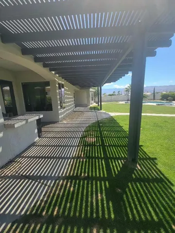 a close up of a door