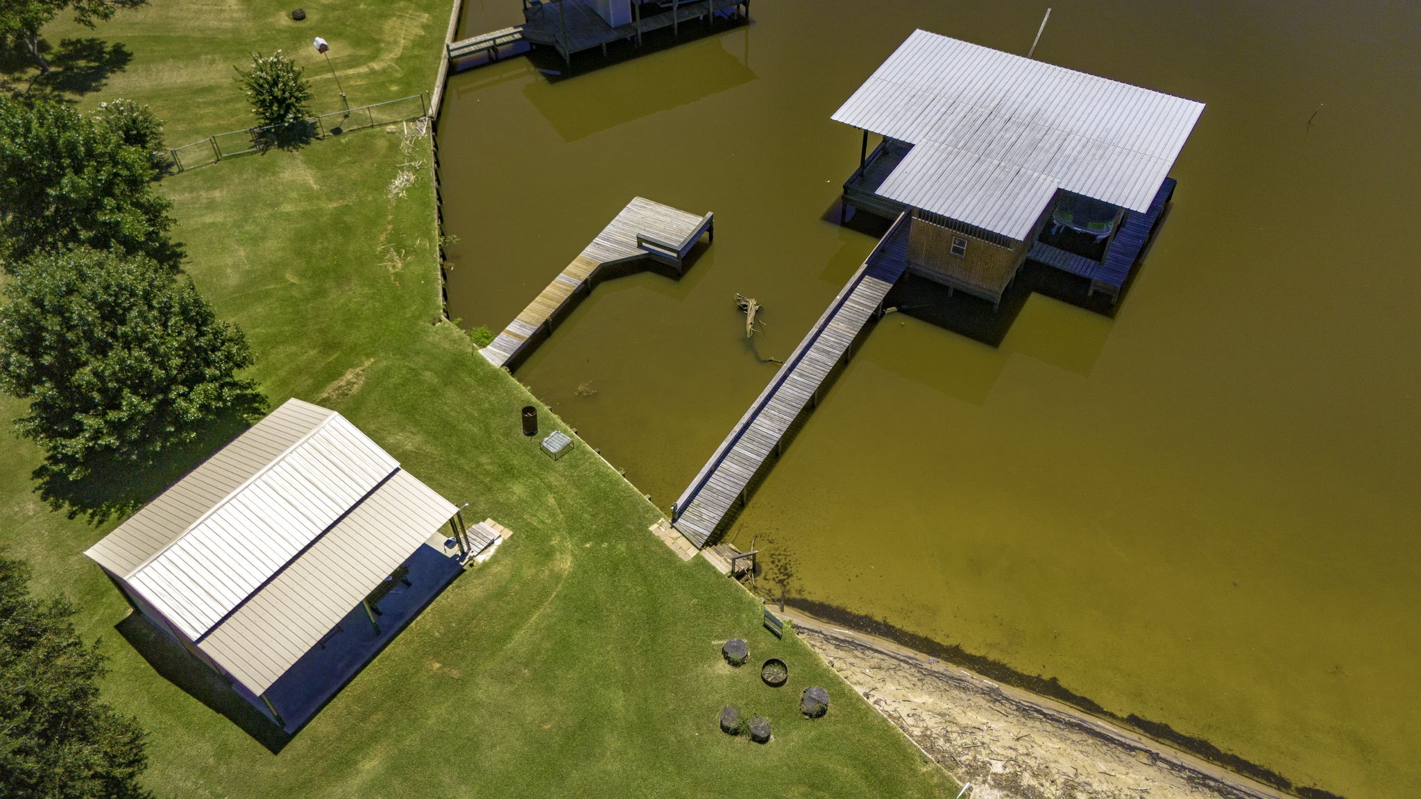 1346 Landing Way Trinity, TX 75862 - Photo 36 of 45 swimming pool with outdoor seating and yard