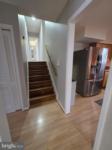 wooden floor in a room