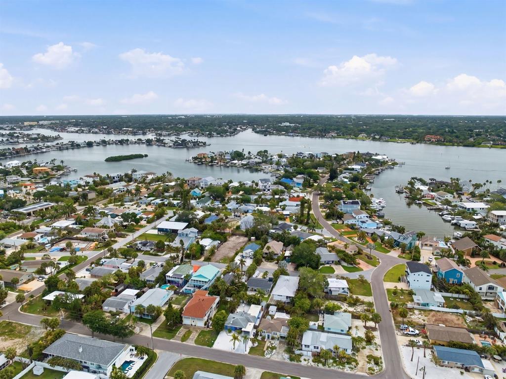 1207 1st Street Indian Rocks Beach, FL 33785 - Photo 46 of 60 an aerial view of a city with lots of residential buildings
