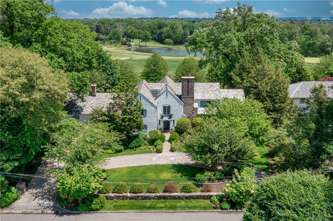 14 Courseview Road Bronxville, NY 10708 - Photo 1 of 1 an aerial view of a house with a yard and lake view