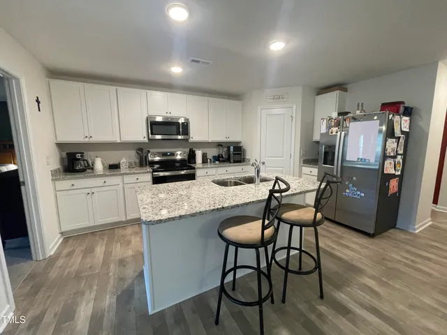 a close view of a stove