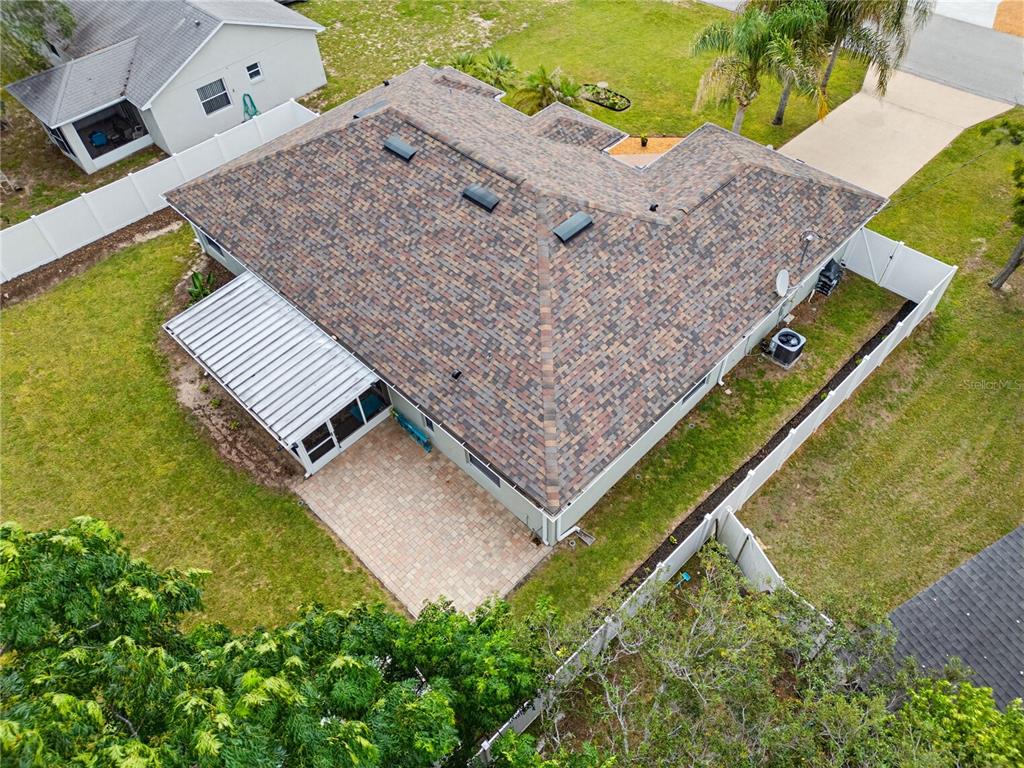 3497 Chadwick Avenue Spring Hill, FL 34609 - Photo 45 of 47 an aerial view of a house with a backyard