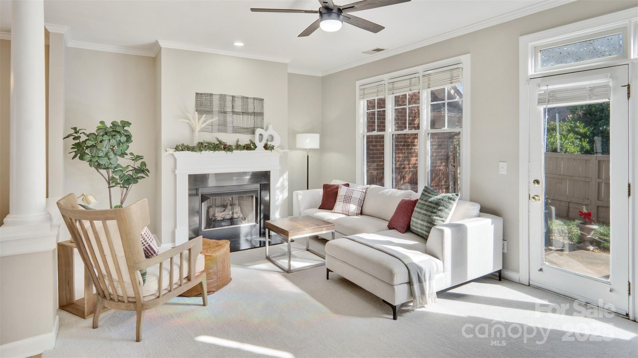 3309 Stettler View Road Charlotte, NC 28210 - Photo 1 of 29 a living room with furniture and a fireplace