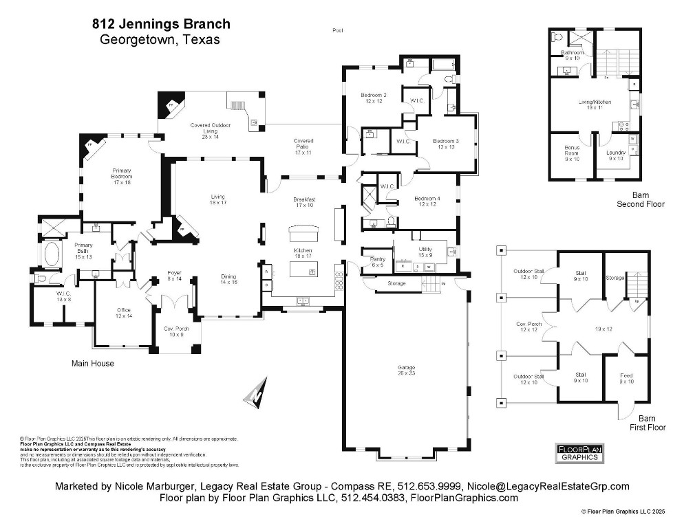 812 Jennings Branch Georgetown, TX 78633 - Photo 40 of 40 View of floor plan / room layout