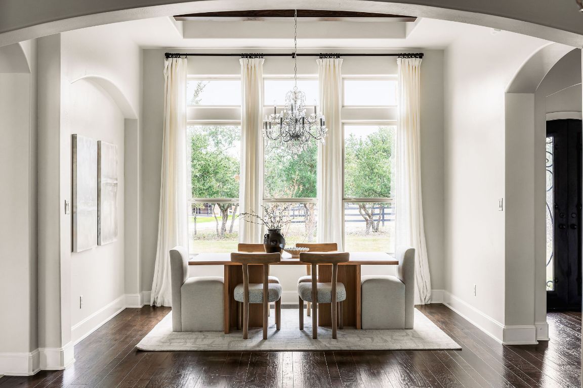 812 Jennings Branch Georgetown, TX 78633 - Photo 9 of 40 Formal dining space is elevated and opens to living space