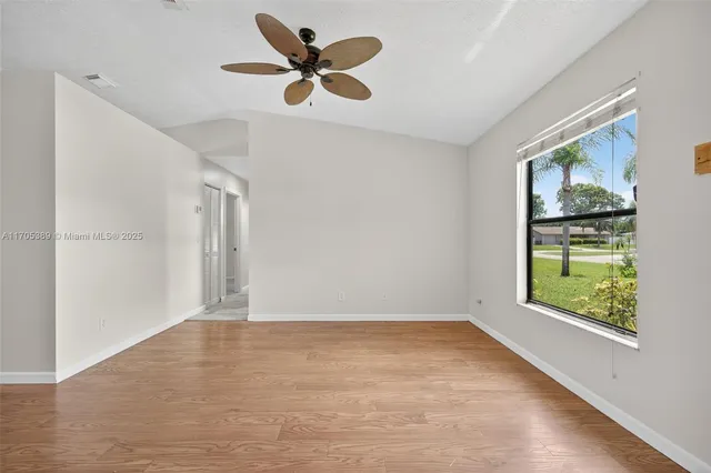 wooden floor in an empty room