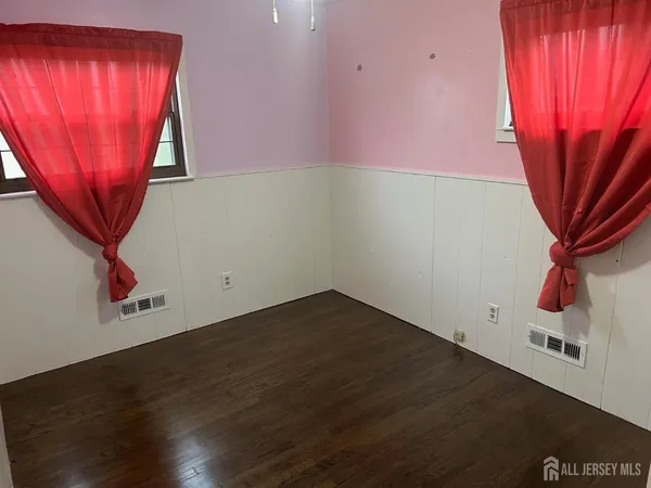 a view of a room with a small space