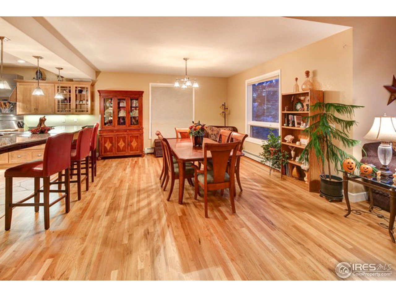 6960 Milner Mountain Ranch Road Fort Collins, CO 80526 - Photo 8 of 34 Dining Room with rich wood flooring