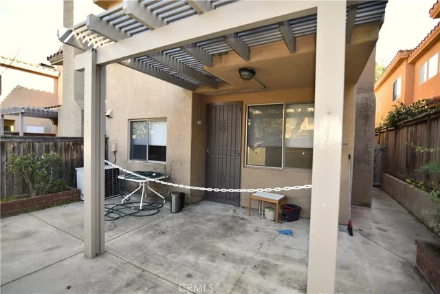 a view of a house with a outdoor space