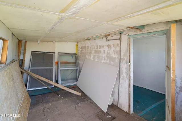 a view of an empty room