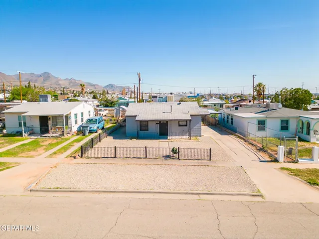 a view of a city with tall buildings