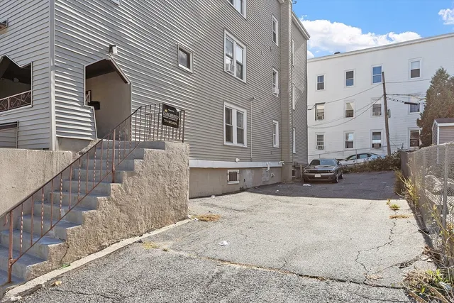 a view of a building with many windows