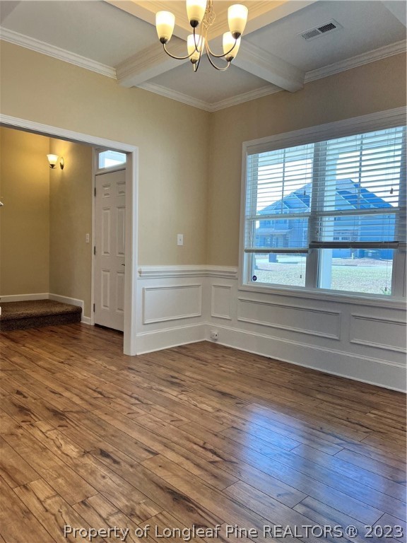 4775 McKinnon Farm Road Fayetteville, NC 28304 - Photo 7 of 45 wooden floor in an empty room with a window