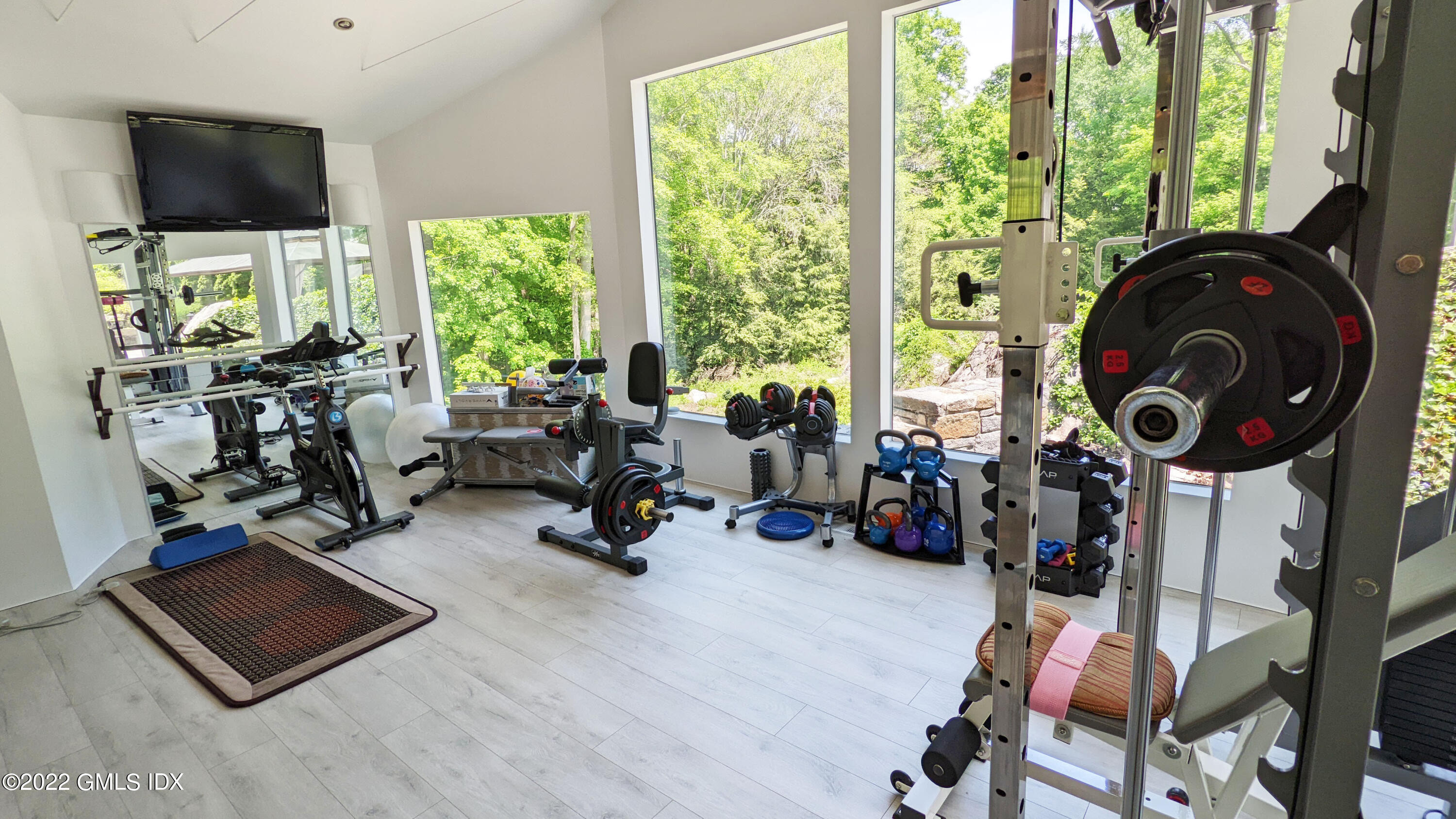 39 Nutmeg Drive Greenwich, CT 06831 - Photo 23 of 31 a view of a room with furniture and a flat screen tv