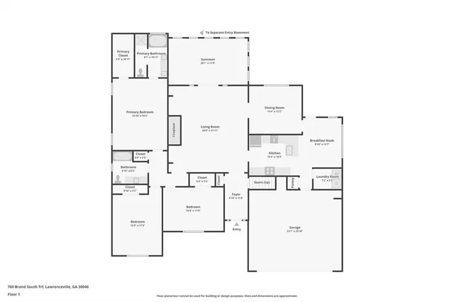 $2,600 | 760 Brand South Trail, Lawrenceville, GA 30046