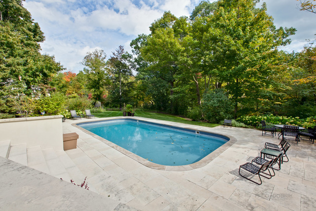 435 Thorne Lane Lake Forest, IL 60045 - Photo 34 of 42 a view of a swimming pool with chair and potted plants