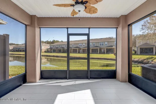 a view of front door
