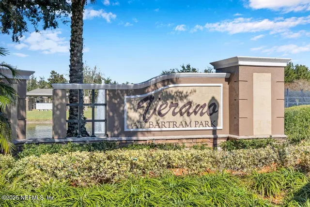 a view of outdoor space with garden