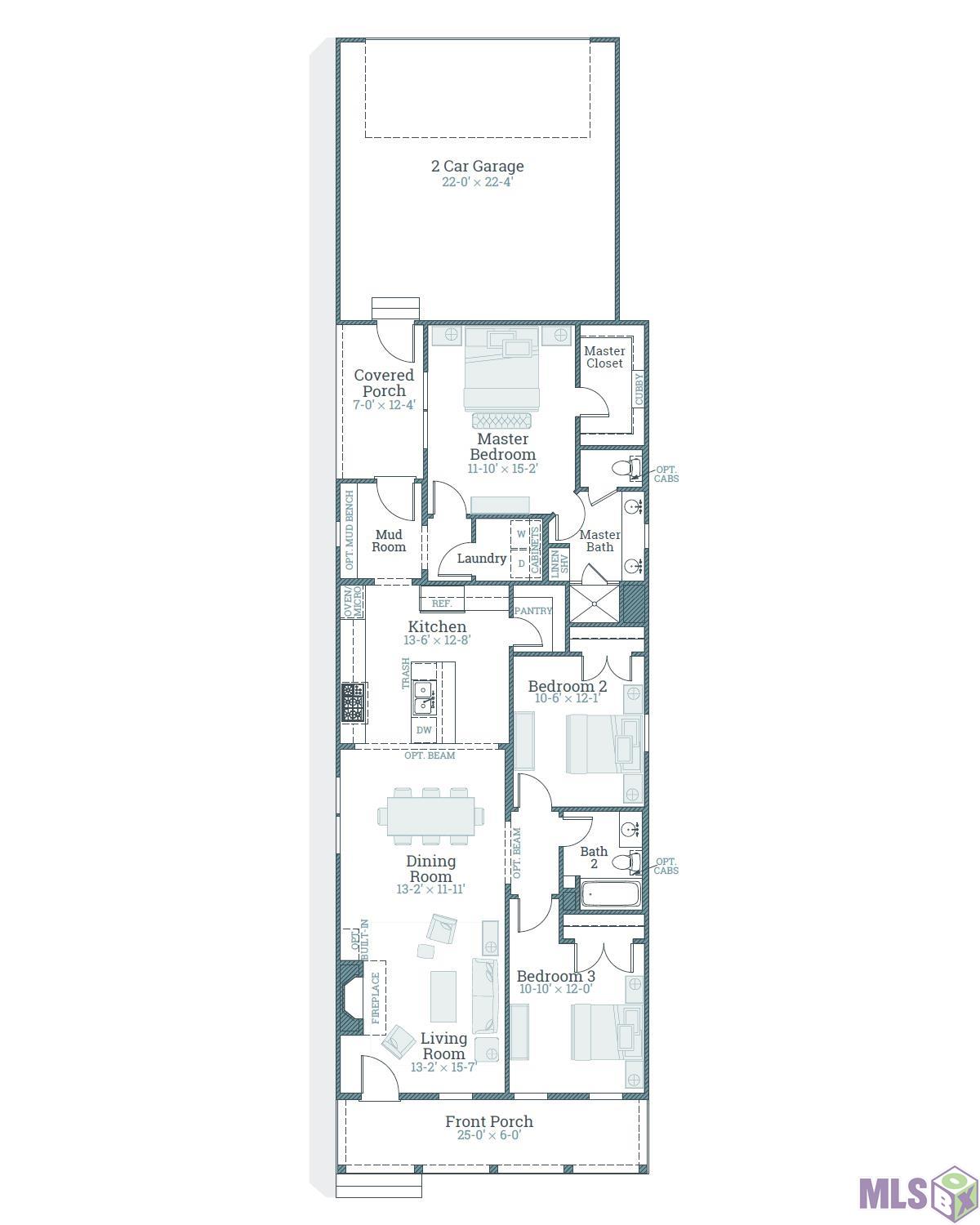 14520 Haile Way Baton Rouge, LA 70817 - Photo 14 of 14 Kadair - Floorplan