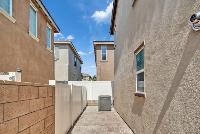 front view of a building with a street view