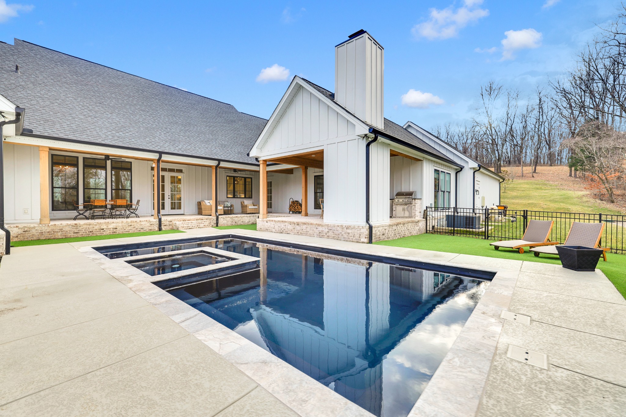 1095 Sam Johnson Road Columbia, TN 38401 - Photo 58 of 69 a view of a house with pool fire pit a patio with a yard