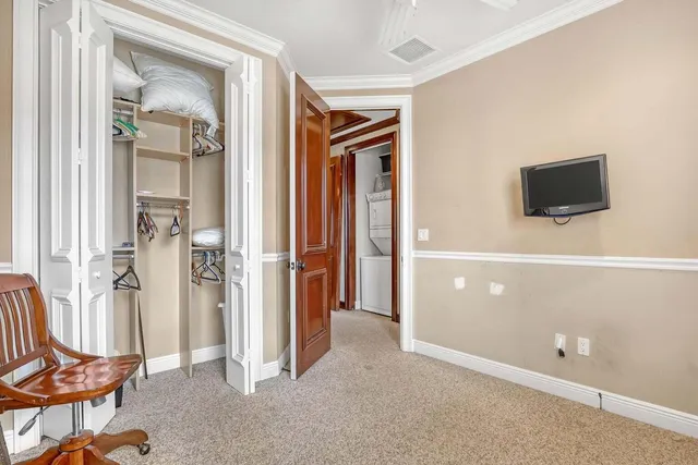 wooden floor and chair in a room
