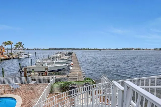 a view of outdoor space with ocean view
