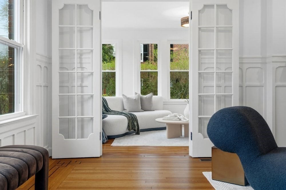 1806 Beacon Street Newton, MA 02468 - Photo 12 of 38 a living room with furniture and a large window