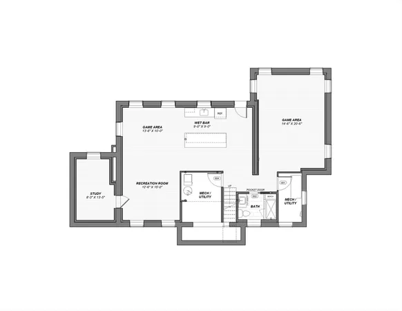 a picture of a floor plan