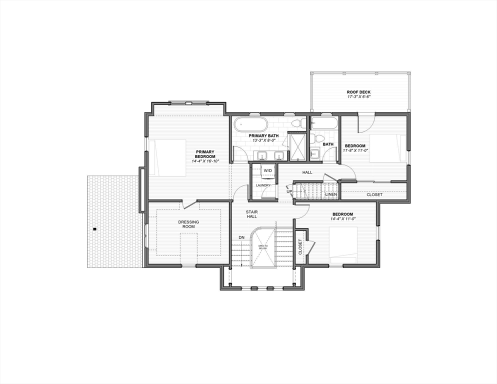 1806 Beacon Street Newton, MA 02468 - Photo 36 of 38 a picture of a floor plan