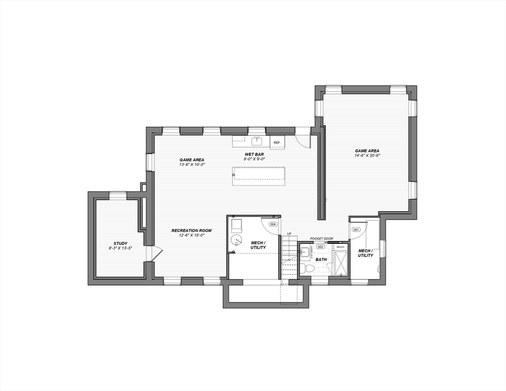 1806 Beacon Street Newton, MA 02468 - Photo 38 of 38 a picture of a floor plan