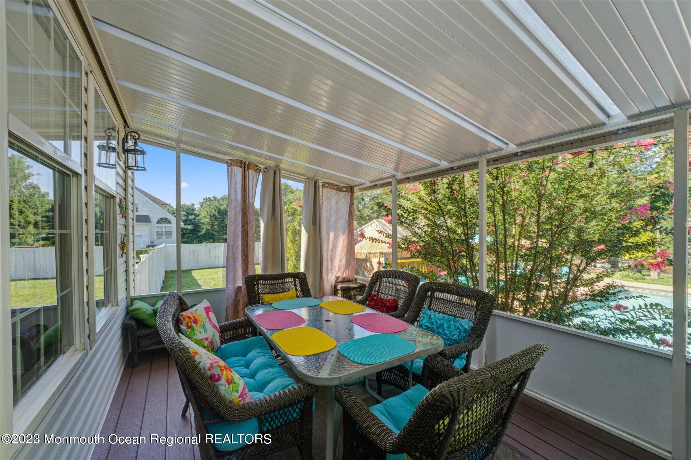 22 Rodeo Drive Jackson, NJ 08527 - Photo 28 of 42 a view of a dining room with furniture window and outside view