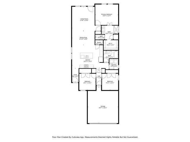 a view of a lake with a table and chairs