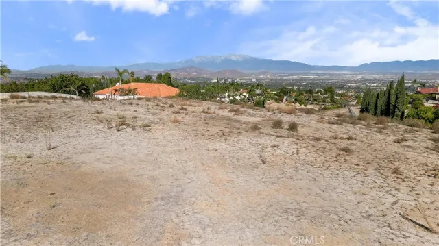 a view of a lake with mountains in the background