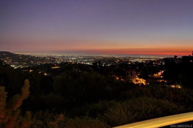 a view of city and ocean