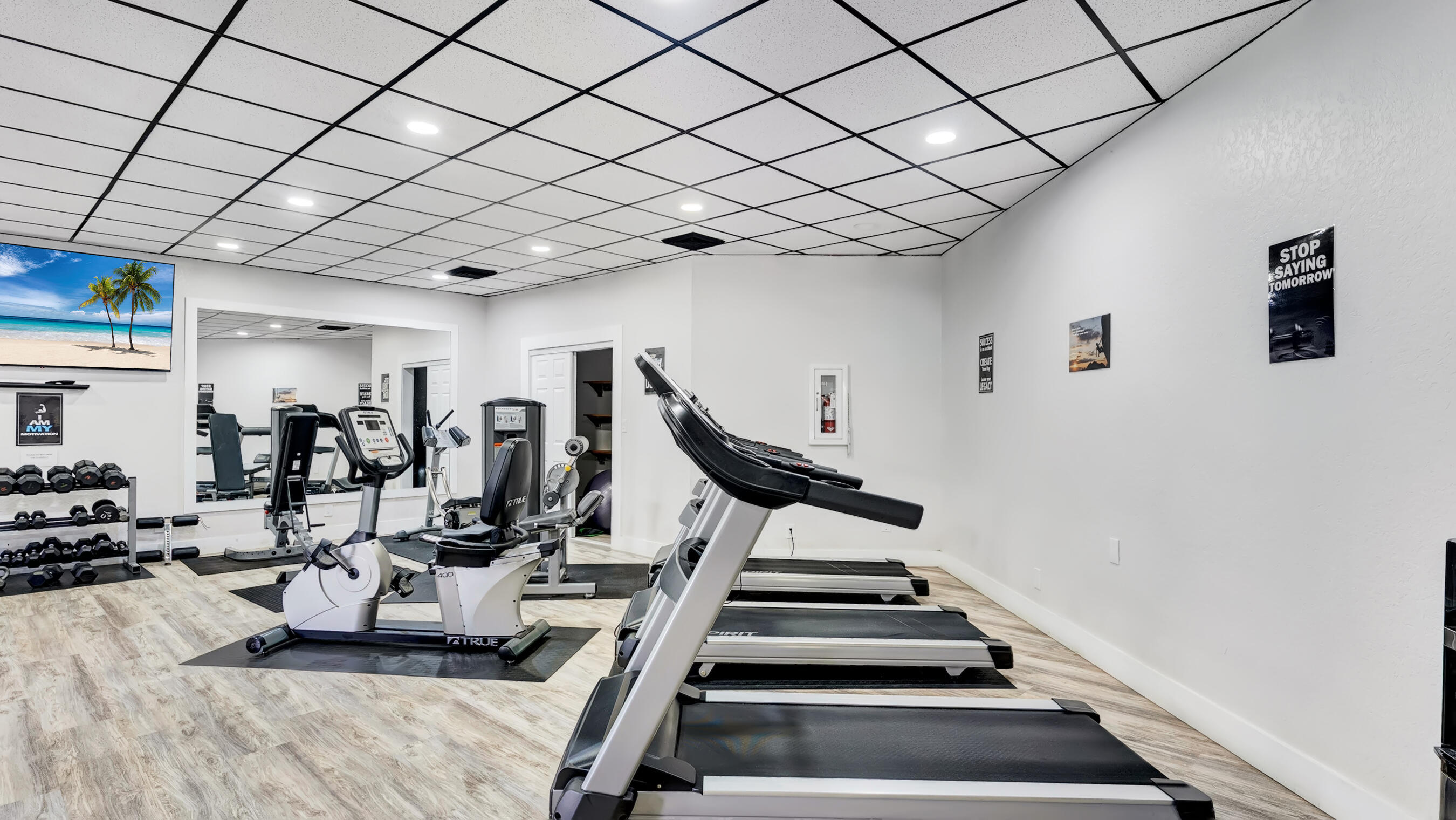 755 Dotterel Road, Unit 1307 Delray Beach, FL 33444 - Photo 34 of 36 a view of a room with gym equipment