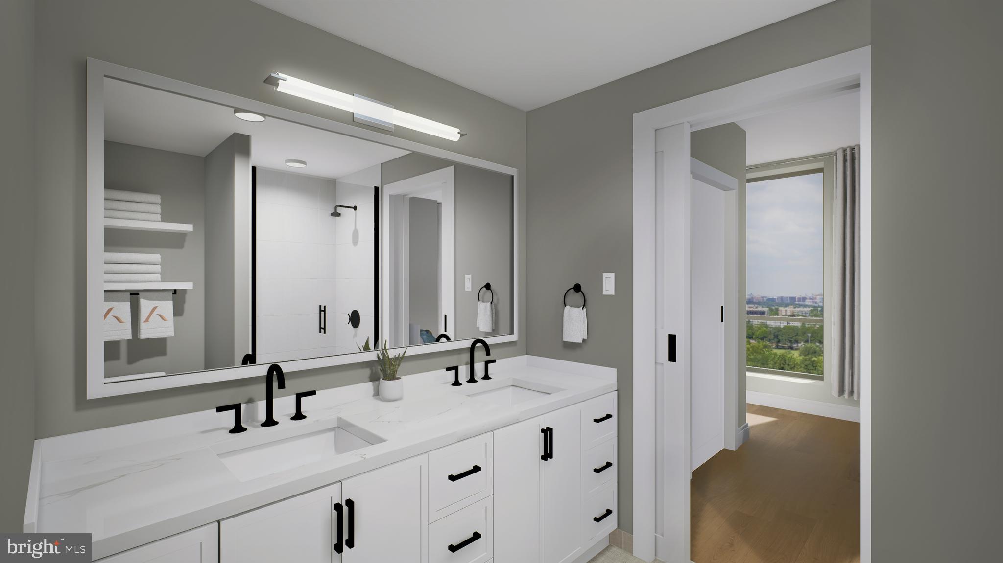 1211 Van Street Southeast, Unit TH 1F Washington, DC 20003 - Photo 13 of 16 Master Baths with Double Vanities & Ample Storage