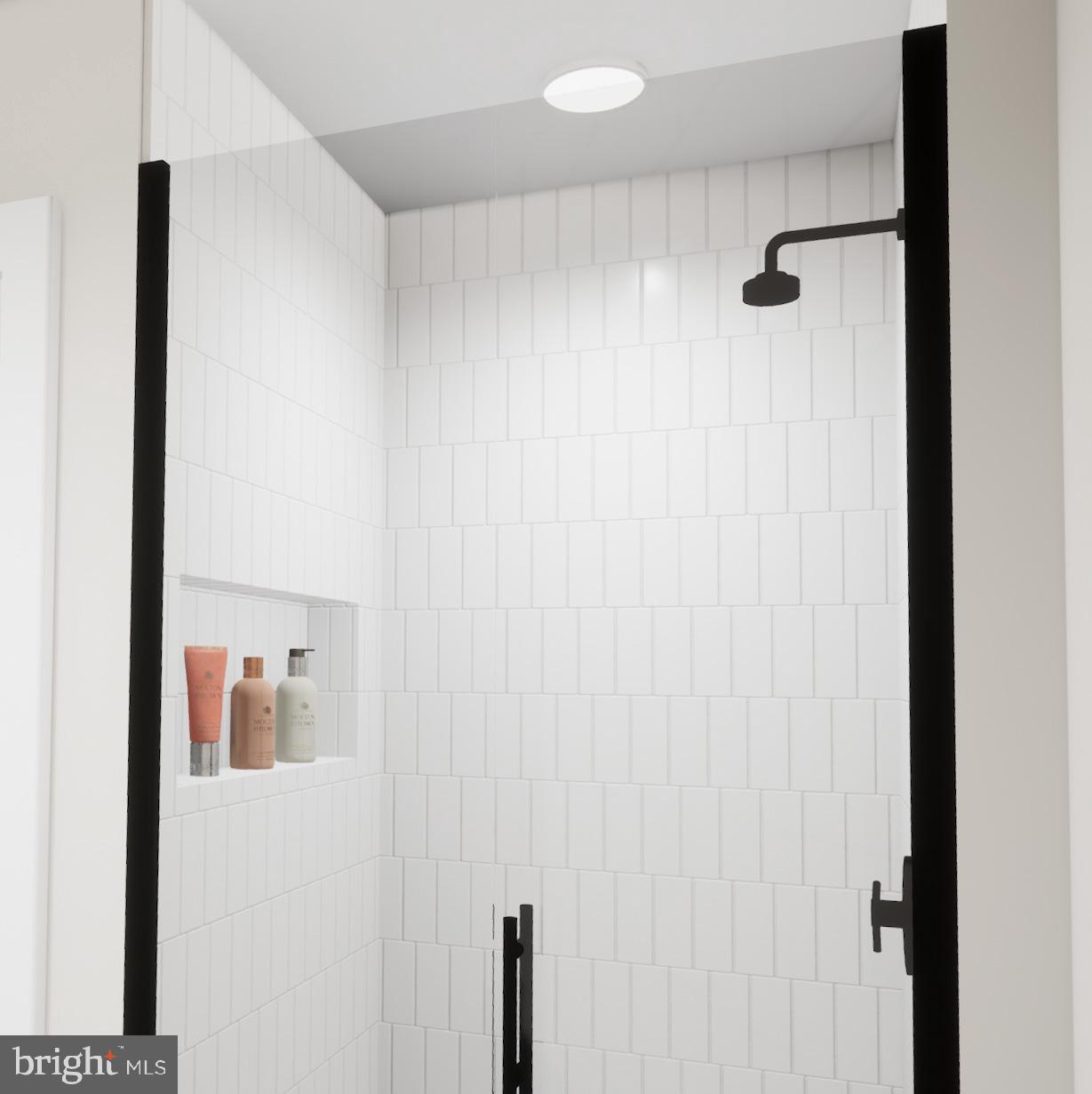 1211 Van Street Southeast, Unit TH 1F Washington, DC 20003 - Photo 14 of 16 Walk-In Showers with Built-In Niches