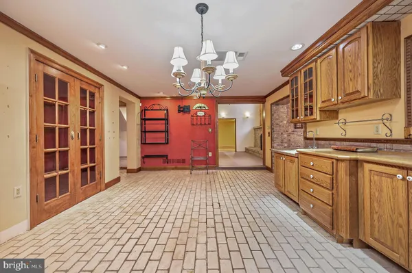 a kitchen that has a lot of fruit in it