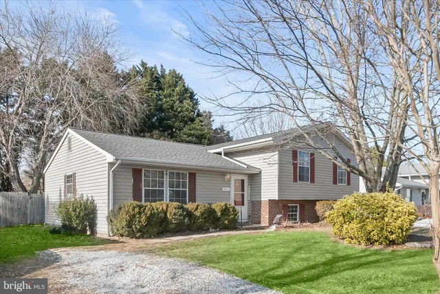 front view of a house and a yard